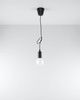 Lampa wisząca DIEGO 1 czarna