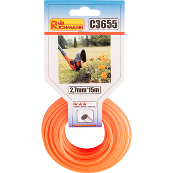 ŻYŁKA DO KOS. OKRĄGŁA 2,7/15M