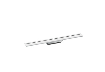 AX Drain Element zewnętrzny odpływu liniowego 700, montaż odsunięty od ściany, Biały Matowy