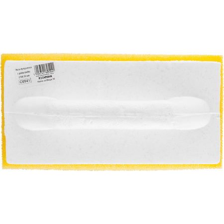PACA STYROPIANOWA GĄBKA RZADKA-ŻÓŁTA-TWARDA 270X130 MM