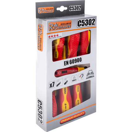 WKRĘTAKI 1000V 6 ELEM + PRÓBNIK ELEKTR. EN60900