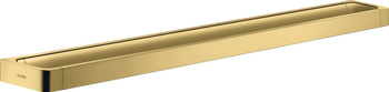 AX Universal Softsquare Wieszak na ręcznik kąpielowy 800 mm, Złoty Optyczny Polerowany