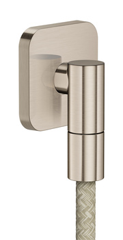 AX Wall outlet Fine Przyłącze węża, softsquare, Nikiel Szczotkowany