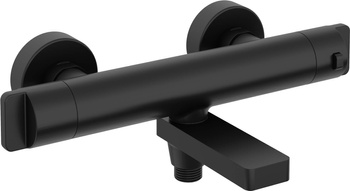 Bateria wannowa termostatyczna składana nero Therm BCH N1BT