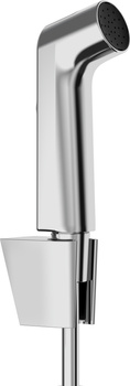 HG Bidetowa główka prysznicowa Bidette 1jet S EcoSmart z uchwytem Porter S i wężem prysznicowym 125 cm, Chrom