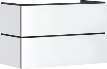 HG Xilesa E Szafka pod umywalkę wiszącą z 2 szufladami PushOpen 980/470, Biały Matowy