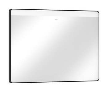 HG Xarita Lite Q Lustro z górnym oświetleniem LED 1000/30, czujnik IR, Czarny Matowy