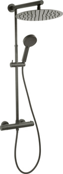 TREVI zestaw natryskowy z bateria termostatyczną TRV7U, gun metal