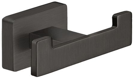 GRETA wieszak podwójny, gun metal