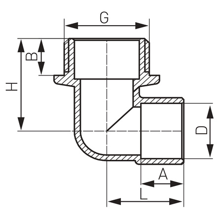 Kolanko przejściowe do wlutowania GZ 15 x 1-2"