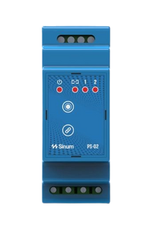 Moduł przekaźnika na szynę DIN PS-02 niebieski