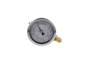 Manometr glicerynowy RF 63 Gly, D701, fi63 mm, -1÷0,6 bar, G1/4", rad, kl. 1,6