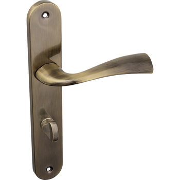 MALTA klamka na szyldzie długim WC