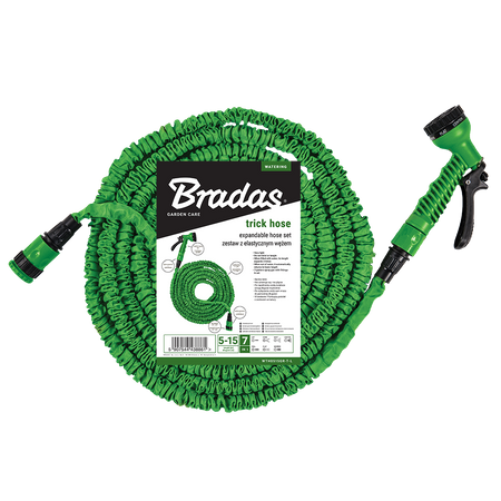 Zestaw ogrodowy TRICK HOSE 15m - 45m (zielony)