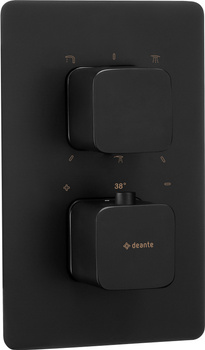 Element zewnętrzny do BOXa termostatycznego nero BXY NECT