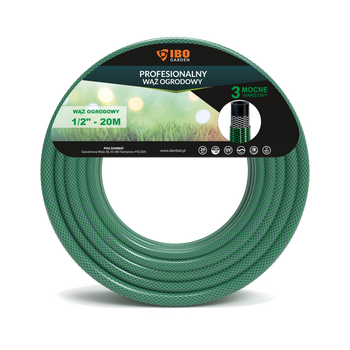 Wąż ogrodowy IBO GARDEN 1/2" / 20m