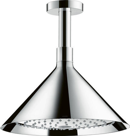AX Showers/Front Głowica prysznicowa 240 2jet z przyłączem sufitowym, Chrom