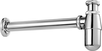 Syfon do umywalki butelkowy chrom NHC 031I