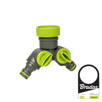 LIME LINE Trójnik z zaworami GW 1" / 3/4"