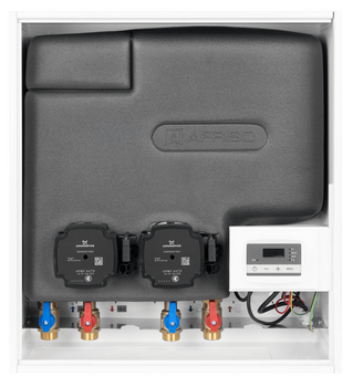 Zestaw separacyjny PrimoBox AHB 620 w szafce, 2 pompy Grundfos UPM3 Auto