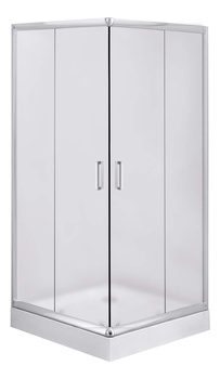 Kabina prysznicowa kwadratowa 90 cm chrom KYC 641K