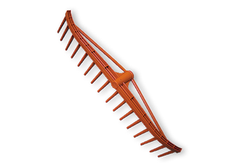 Grabie tradycyjne PVC do siana, 16 zębów