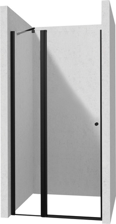 Drzwi prysznicowe 120 cm - uchylne nero KTSUN45P