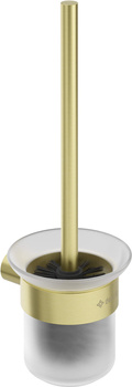 Szczotka WC wisząca złoty szczotkowany ADR R711