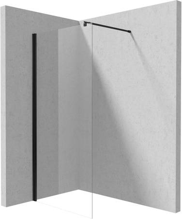Ścianka prysznicowa / walk-in systemu Kerria Plus 100 cm nero KTS N30P