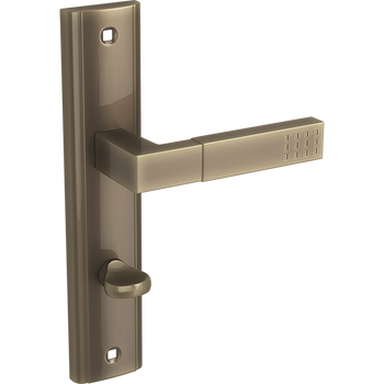 PRIMA klamka na szyldzie długim WC