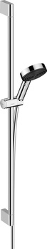 HG Pulsify Select S Zestaw prysznicowy 105 3jet Relaxation EcoSmart z drążkiem 90 cm, Chrom