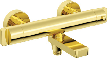 Bateria wannowa termostatyczna składana złoty Therm BCH Z1BT