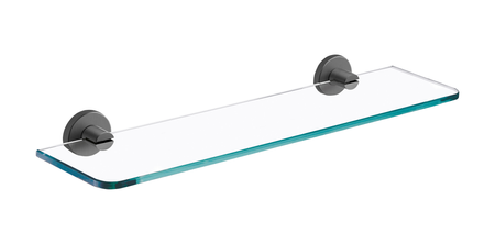 SMILE półka szklana, gun metal