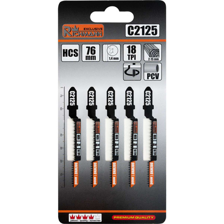 BRZESZCZOT DO WYRZ. DREWNO "T" HCS  76MM,18 TPI,KRZYWE,CZYSTE CIĘCIE (T101AO) 5 SZT/OPAK.