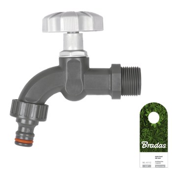 WHITE LINE Kran GZ1/2" + przyłacze na kran