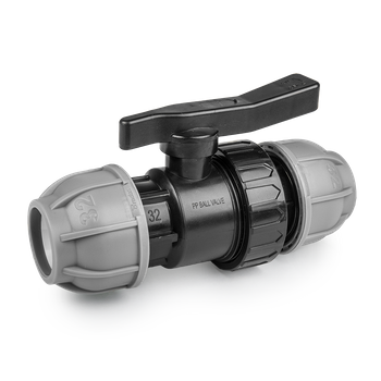 PN10 zawó r do rur PE 32mm / 32 mm