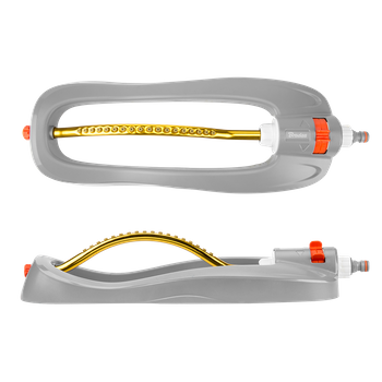 WHITE LINE Kompaktowy zraszacz wahadłowy, aluminiowe ramię