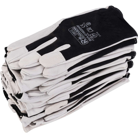 RĘKAWICE ROBOCZE SKÓRA KOZIA LICOWA "EKO" ROZM.  8' (SKA-019020NW)