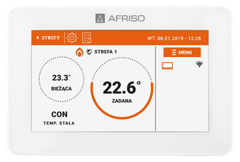 Panel sterujący bezprzewodowy FloorControl CP10 F-230-WB02, 230 V AC