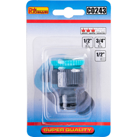 PRZYŁĄCZE DO KRANU 1/2' - 3/4'