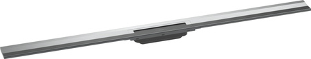 HG RainDrain Flex Element zewnętrzny odpływu liniowego 1200 z możliwością przycięcia, montaż przyścienny, Chrom