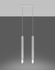 Lampa wisząca WEZYR 2 biała