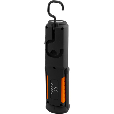 LAMPA AKU. 3W + 5 LED UCHYLNA MAGNETYCZNA PODSTAWA