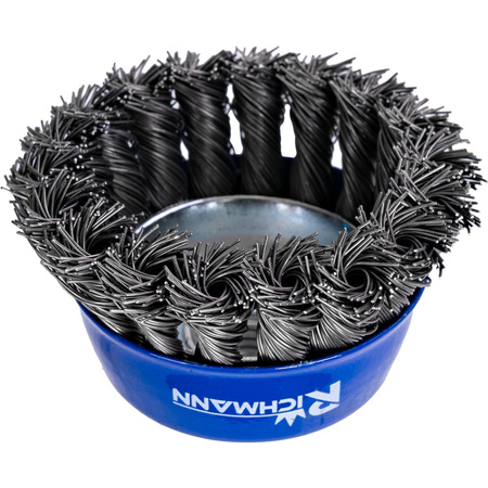 SZCZOTKA DO SZLIF. DOCZOŁOWA 80 MM DRUT SKRĘTNY