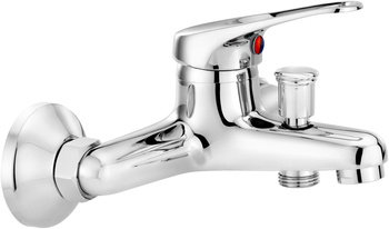 Bateria wannowa ścienna składana chrom Lobo BYU 010M