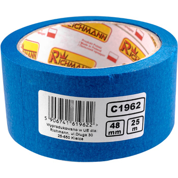 TAŚMA MASKUJĄCA NIEBIESKA 48MMx25M PAPIEROWA
