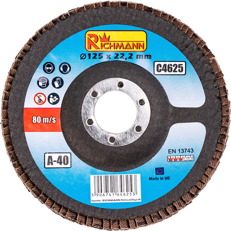 TARCZA ŚCIERNICA LISTKOWA KORUNDOWA 125/  60