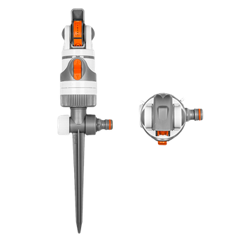 WHITE LINE Zraszacz obrotowy 4-funkcyjny, na kolcu