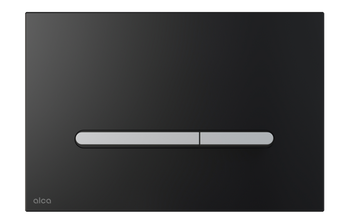 Przycisk sterujący do systemów podtynkowych, szkło-czarny