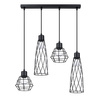Lampa wisząca SUBA 4L czarna